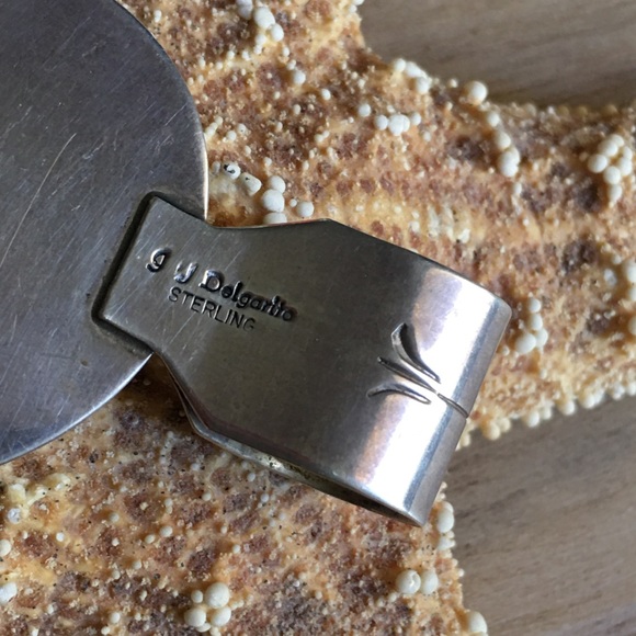 Joe Delgarito .925 Sterling Silver Navajo Pendant - Picture 8 of 8